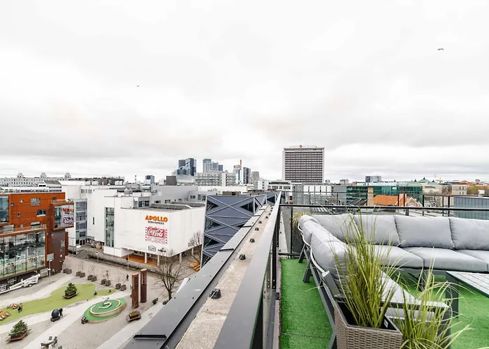 Rotermann Quarter With Rooftop Terrace & Panoramic View Tallin